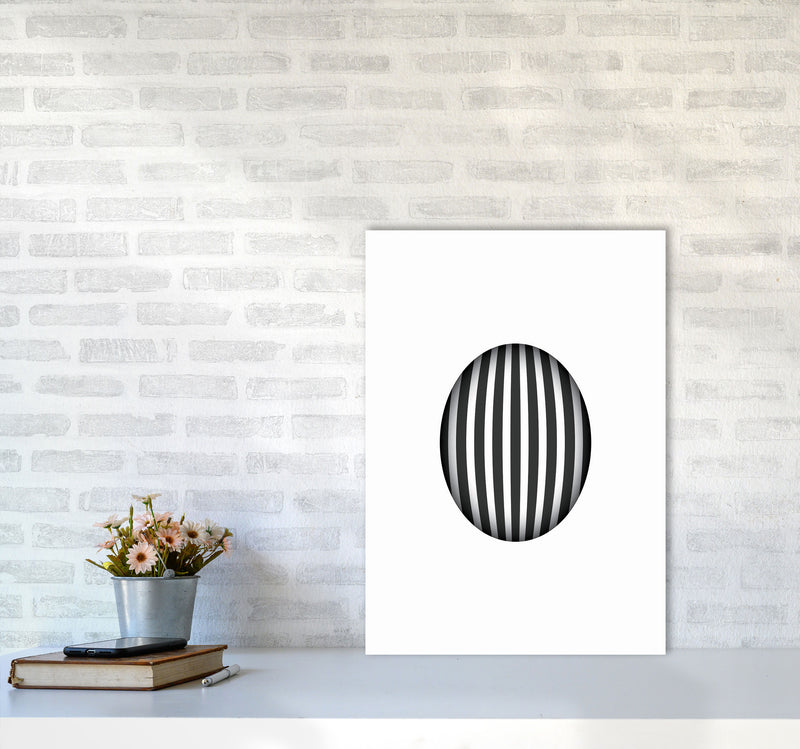 Minimal Geometric Series - 47 Art Print by Jason Stanley A2 Black Frame