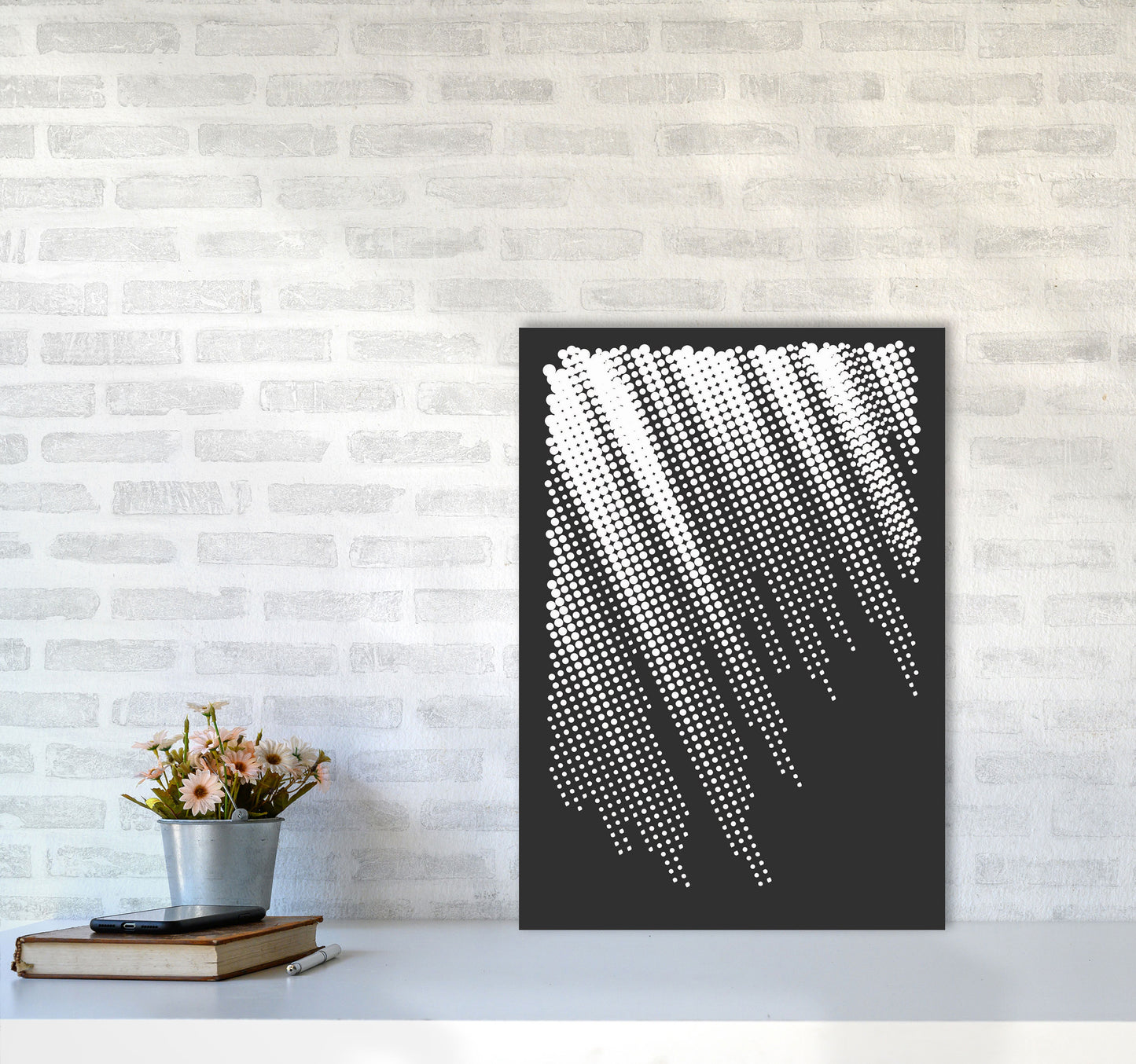 Minimal Geometric Series - 40 Art Print by Jason Stanley A2 Black Frame
