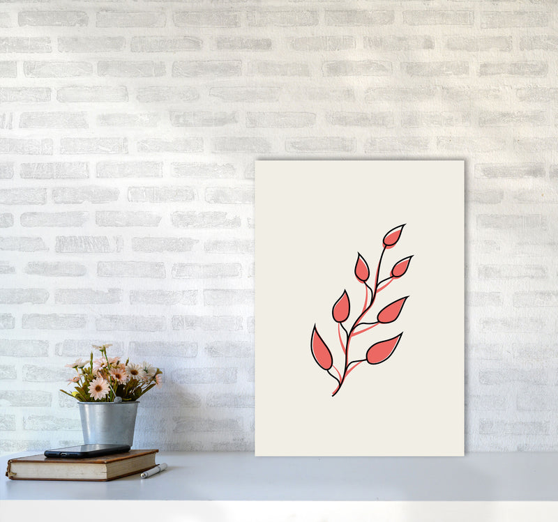 Abstract Tropical Leaves II Art Print by Jason Stanley A2 Black Frame