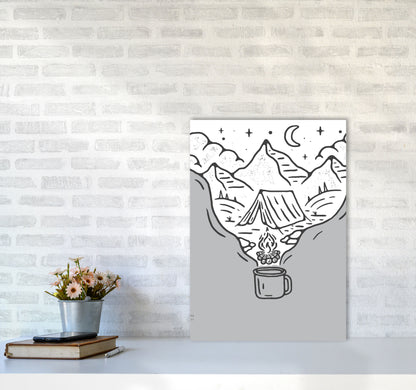 It All Started With Coffee Art Print by Jason Stanley A2 Black Frame