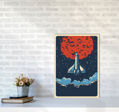 Outer Space Series - #15 Art Print by Jason Stanley A2 Black Frame