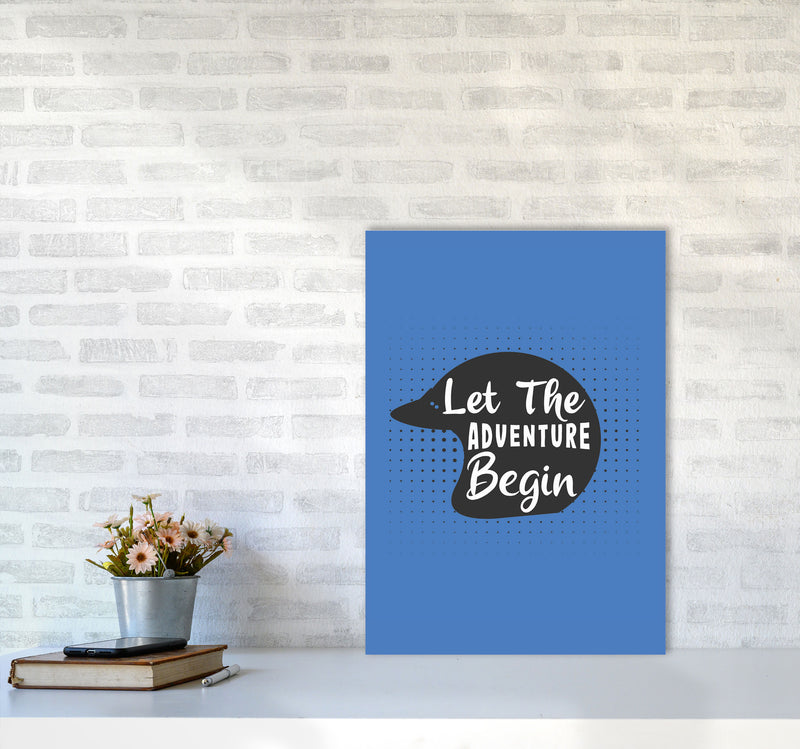 Let The Adventure Begin Art Print by Jason Stanley A2 Black Frame