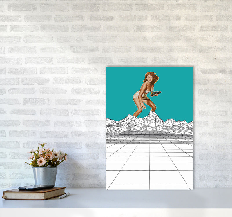 Attack In The Mountains Art Print by Jason Stanley A2 Black Frame