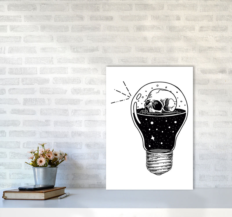 I Think He Had An Idea Art Print by Jason Stanley A2 Black Frame