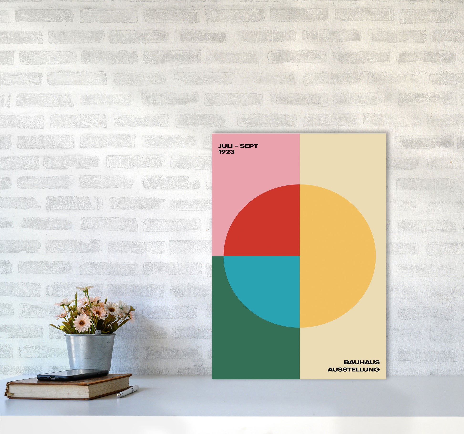 Bauhaus Juli-Sept 1923 Art Print by Jason Stanley A2 Black Frame