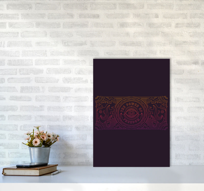 The Power Of Freedom Art Print by Jason Stanley A2 Black Frame