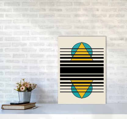 Geometric Suns. IIII Art Print by Jason Stanley A2 Black Frame