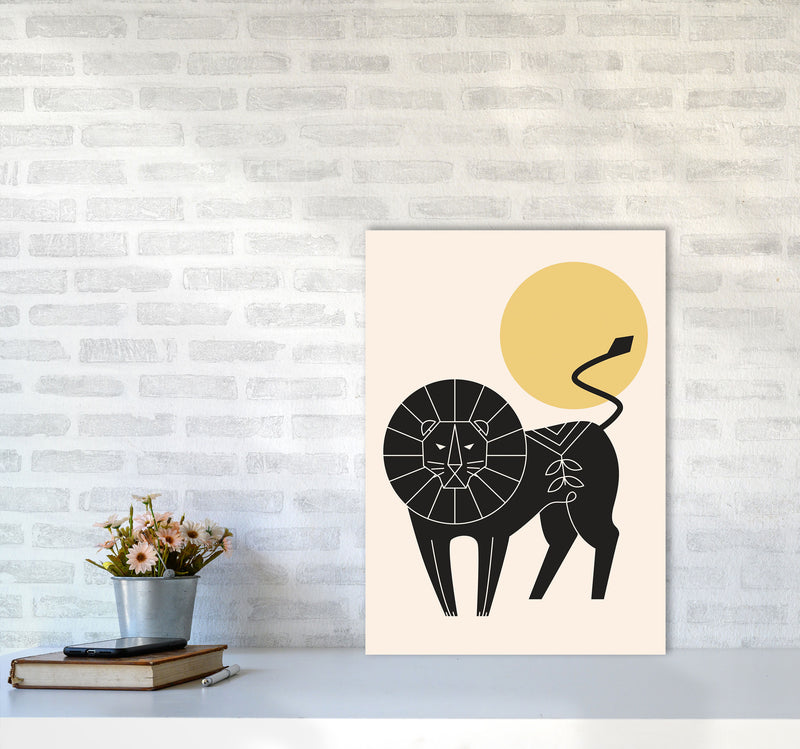 King Of The Jungle Art Print by Jason Stanley A2 Black Frame