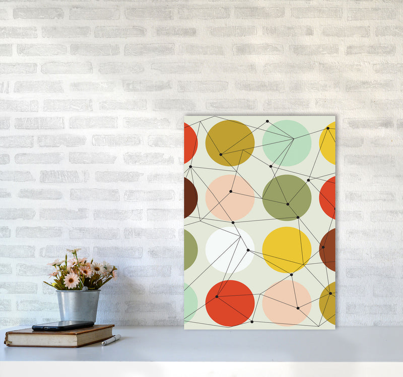 Geometry On Circles Art Print by Jason Stanley A2 Black Frame