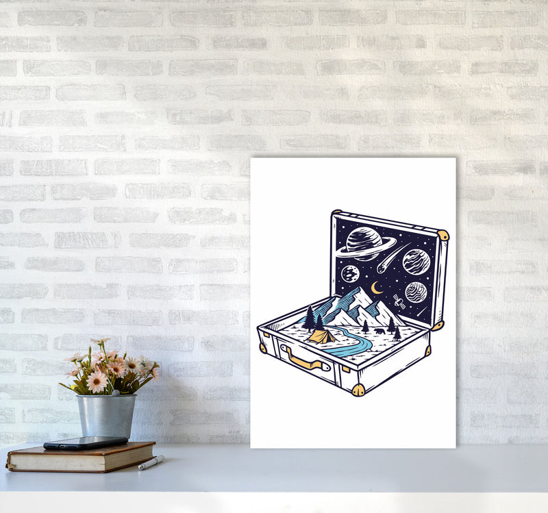 Carry On Carry All Art Print by Jason Stanley A2 Black Frame