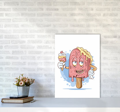 Don'T Let Me Melt Art Print by Jason Stanley A2 Black Frame