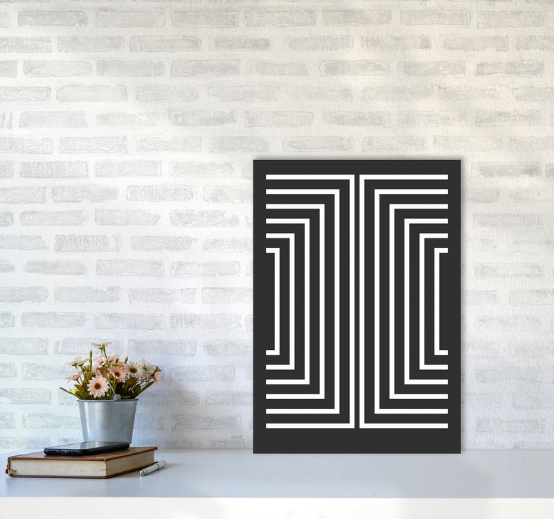 Pattern Series -4 Art Print by Jason Stanley A2 Black Frame