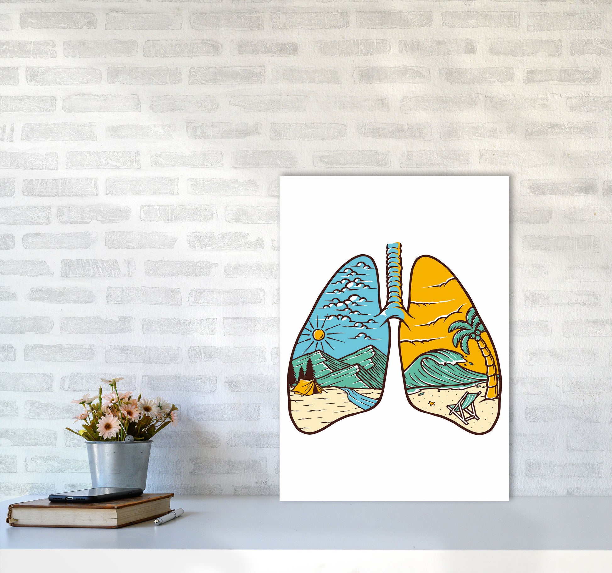 Breathe It All In Art Print by Jason Stanley A2 Black Frame