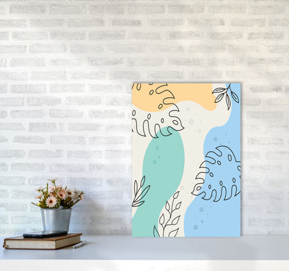 Abstract Leaves I Art Print by Jason Stanley A2 Black Frame