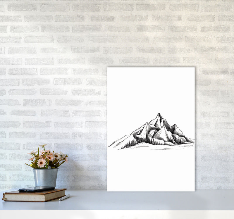 To The Mountains Art Print by Jason Stanley A2 Black Frame