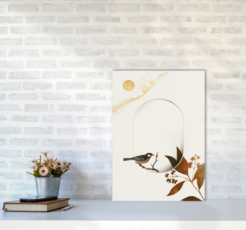 Bird On A Branch Art Print by Jason Stanley A2 Black Frame