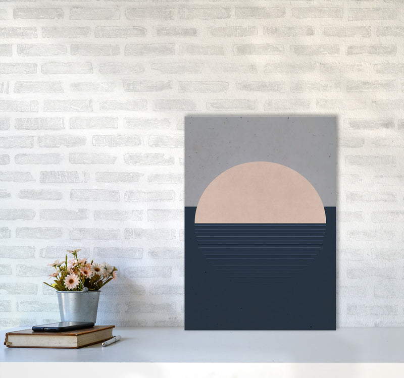 Minimal Vibes 2 Art Print by Jason Stanley A2 Black Frame