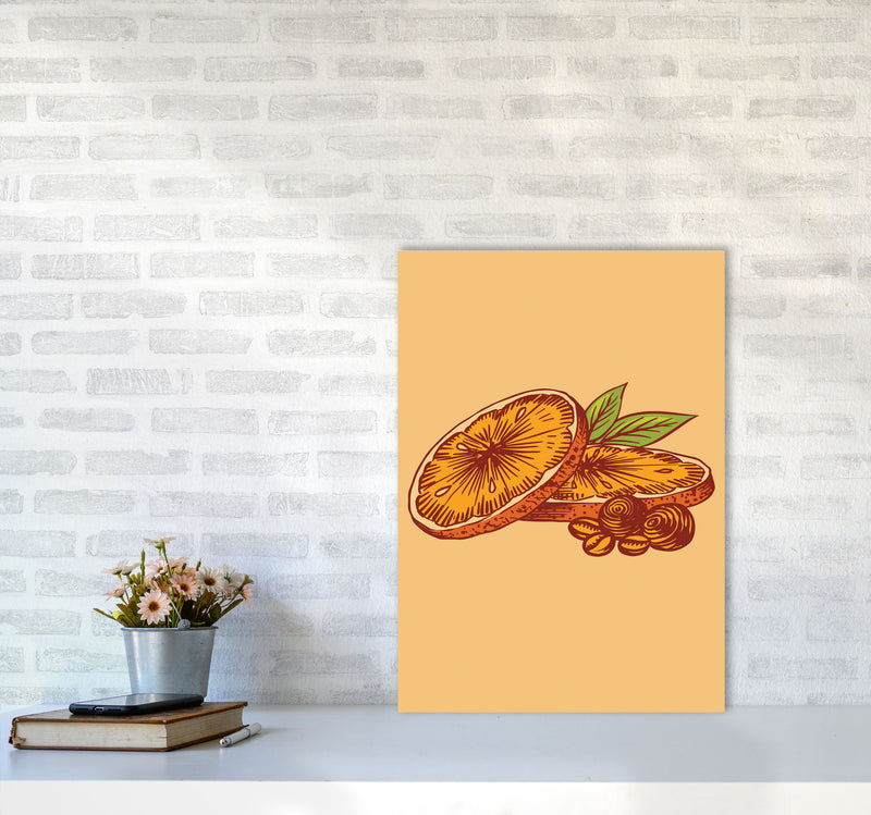Orange Slices Art Print by Jason Stanley A2 Black Frame