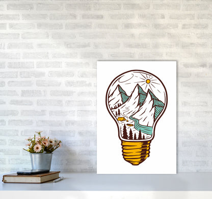 I Have An Idea Art Print by Jason Stanley A2 Black Frame