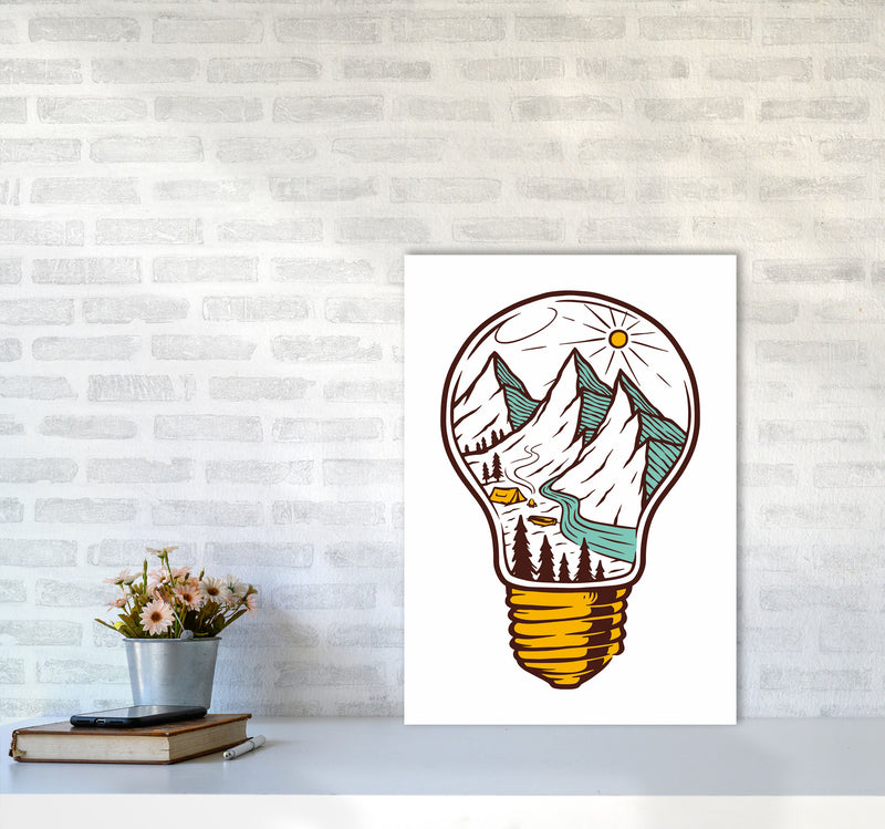 I Have An Idea Art Print by Jason Stanley A2 Black Frame
