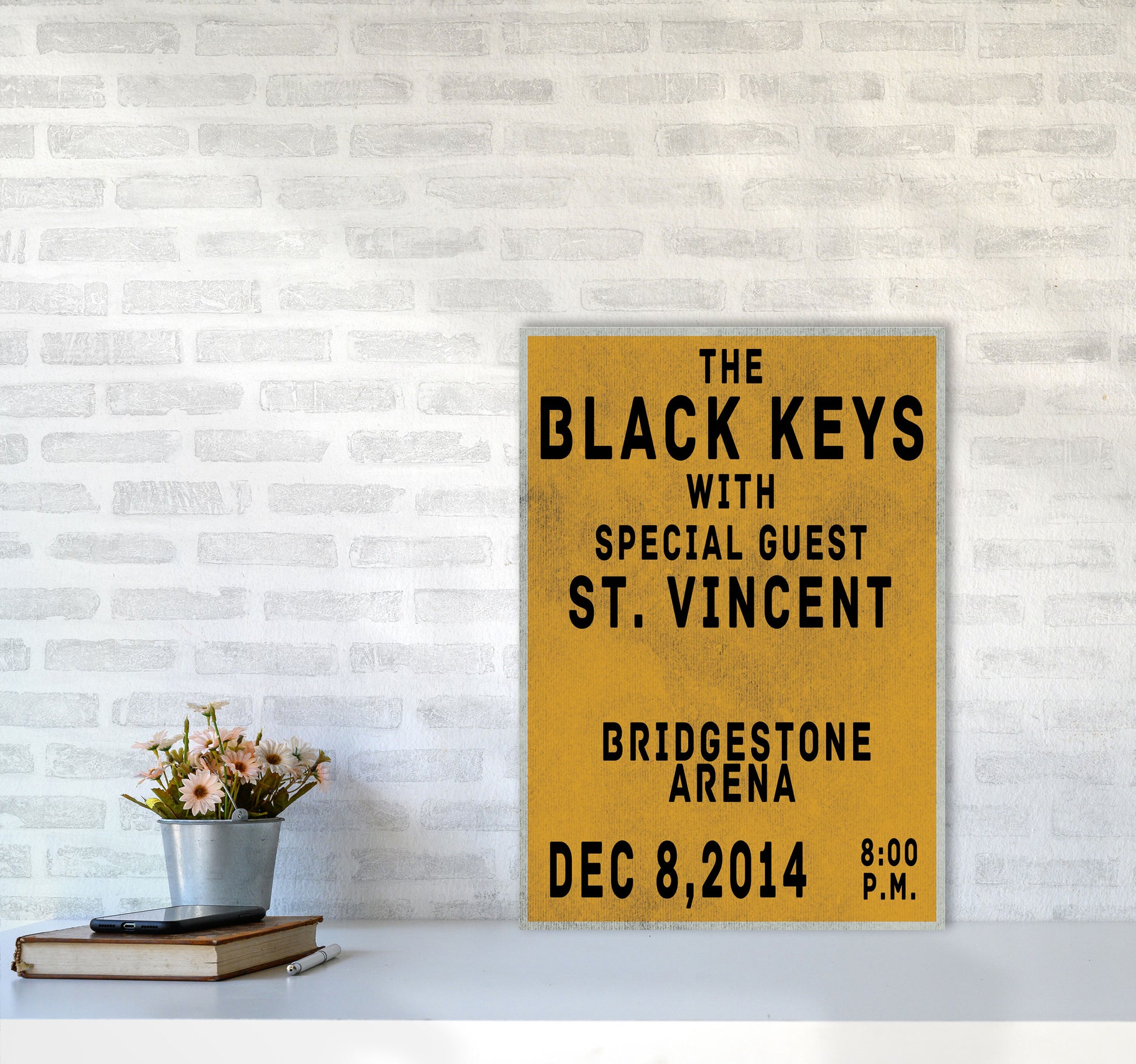 The Black Keys Art Print by Jason Stanley A2 Black Frame