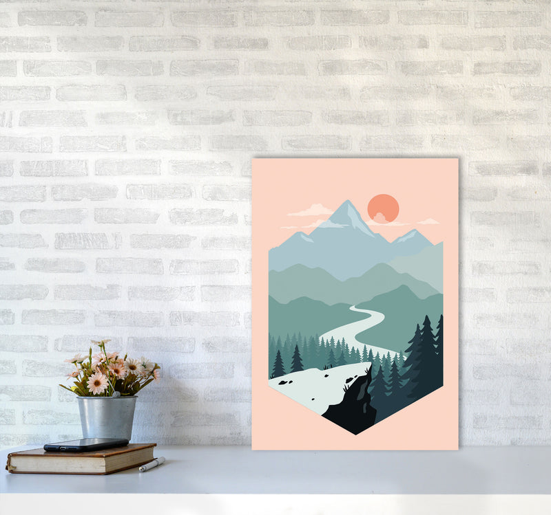 Get Out There Art Print by Jason Stanley A2 Black Frame
