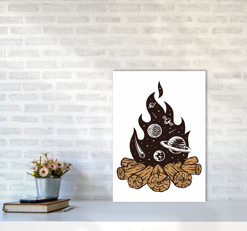 Mystical Fire Art Print by Jason Stanley A2 Black Frame