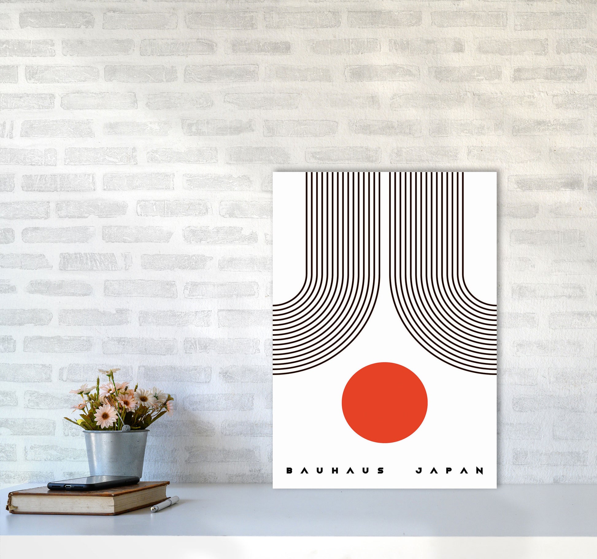 Bauhaus Japan Art Print by Jason Stanley A2 Black Frame