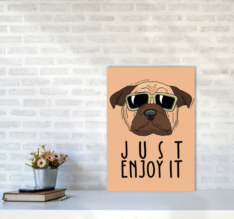 Just Enjoy It Art Print by Jason Stanley A2 Black Frame