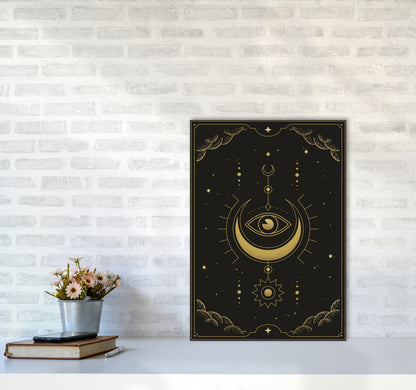 Tarot Card #1 Art Print by Jason Stanley A2 Black Frame