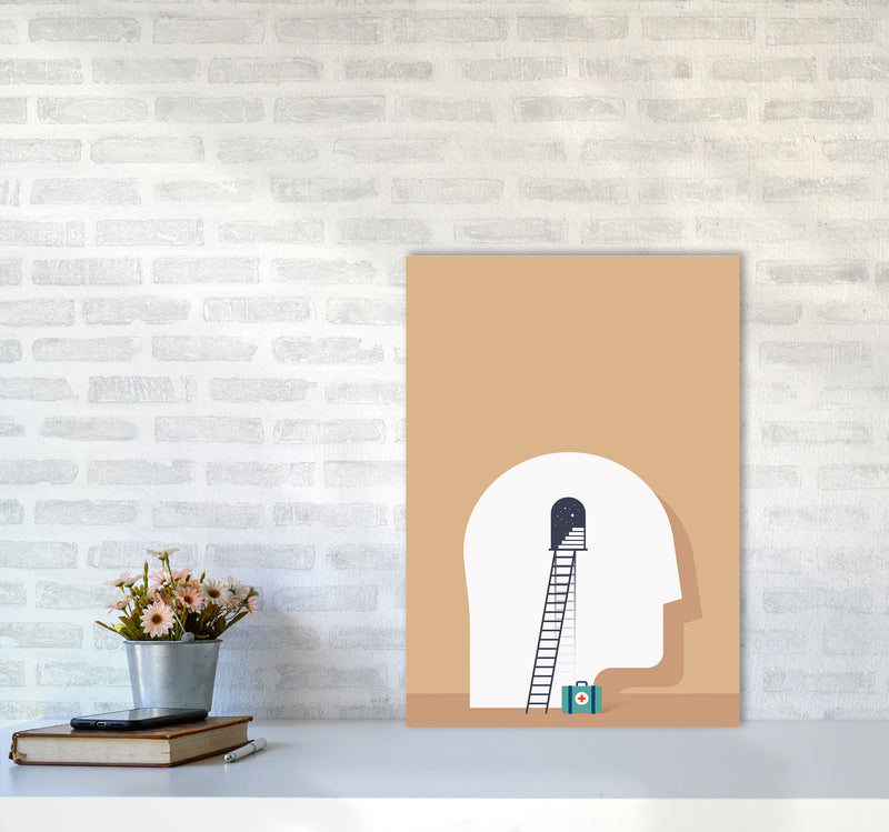 To The Rescue Art Print by Jason Stanley A2 Black Frame