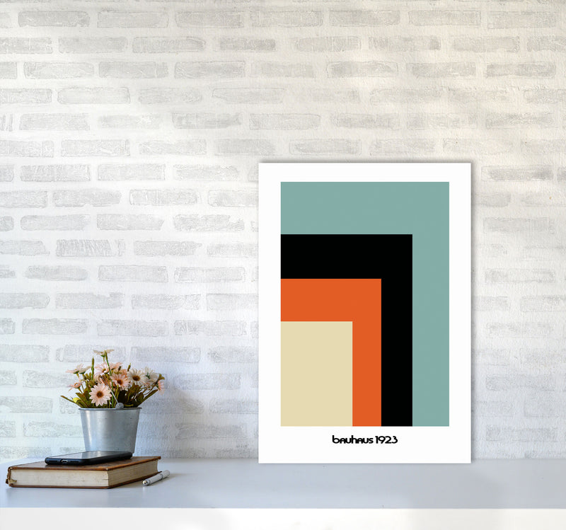 Bauhaus 1923 Art Print by Jason Stanley A2 Black Frame