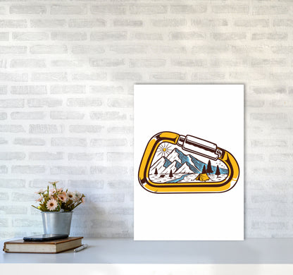 Caribiner Art Print by Jason Stanley A2 Black Frame