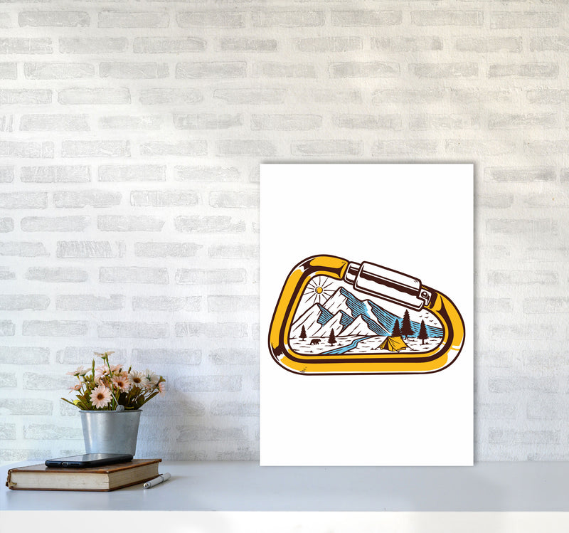 Caribiner Art Print by Jason Stanley A2 Black Frame