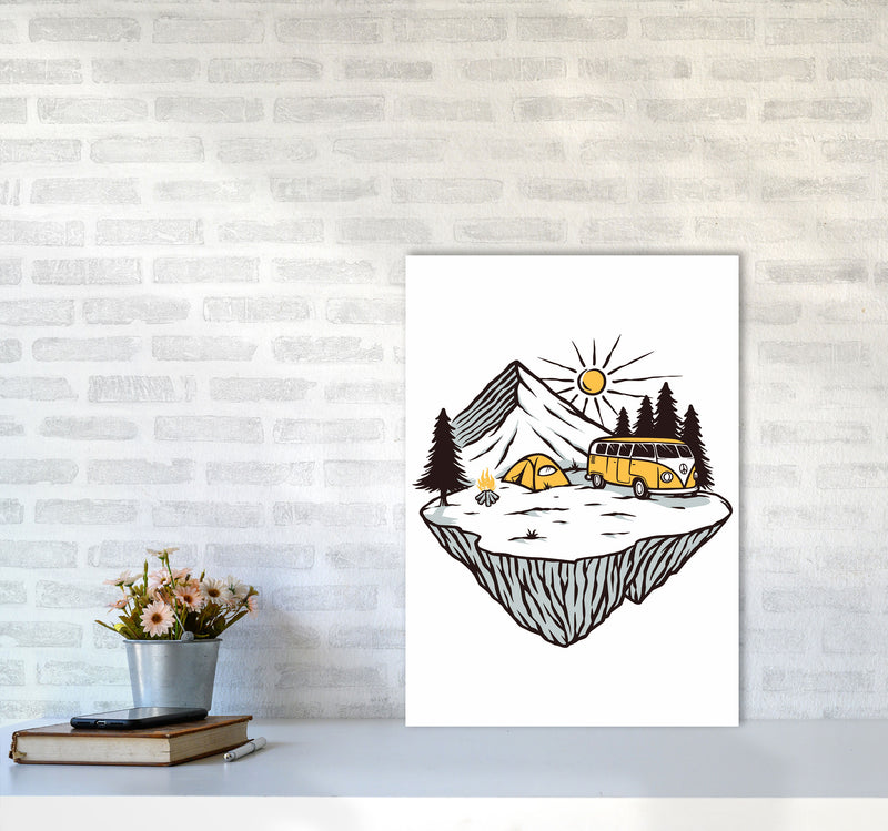 Camp Vibes Art Print by Jason Stanley A2 Black Frame