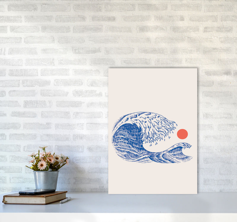 The Wave II Art Print by Jason Stanley A2 Black Frame