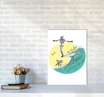 Hang 10 Zen Art Print by Jason Stanley A2 Black Frame