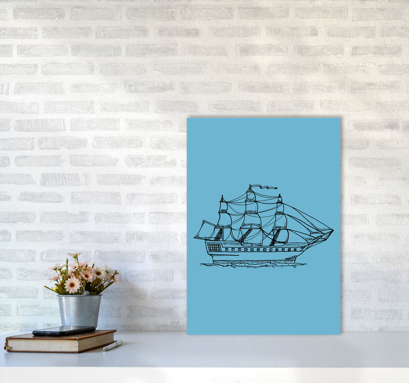 Above Sea Art Print by Jason Stanley A2 Black Frame