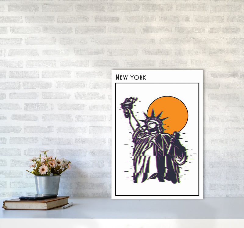 New York Art Print by Jason Stanley A2 Black Frame