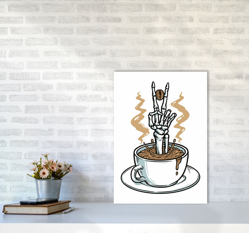 Peace!! Art Print by Jason Stanley A2 Black Frame