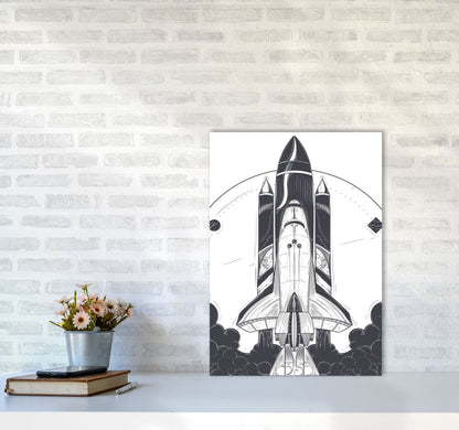 Blastoff! Art Print by Jason Stanley A2 Black Frame