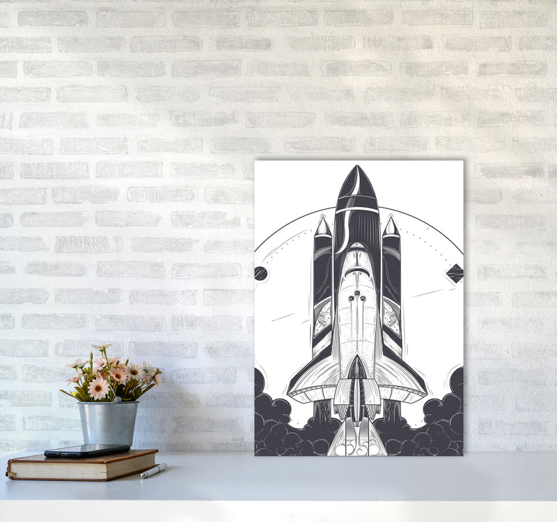 Blastoff! Art Print by Jason Stanley A2 Black Frame