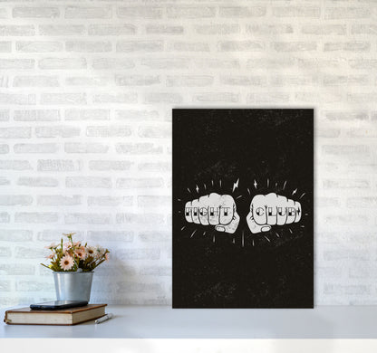 Fight Club Art Print by Jason Stanley A2 Black Frame