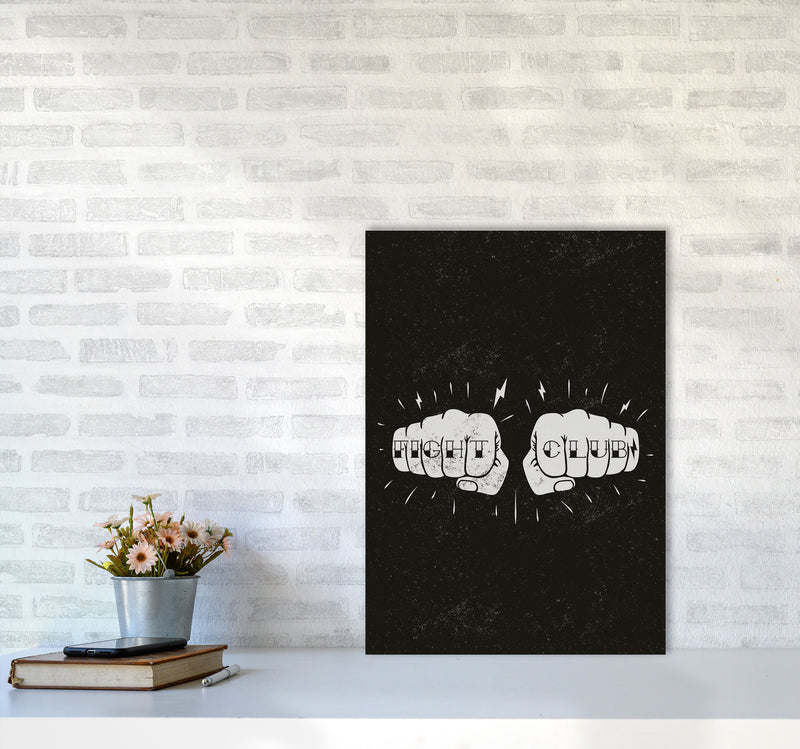 Fight Club Art Print by Jason Stanley A2 Black Frame