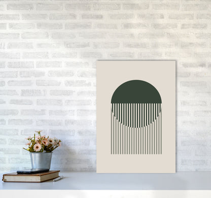 Minimal Abstract Circles IIII Art Print by Jason Stanley A2 Black Frame