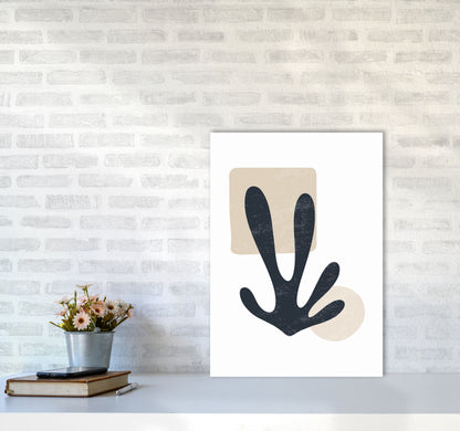 Minimal Abstract Algae II Art Print by Jason Stanley A2 Black Frame