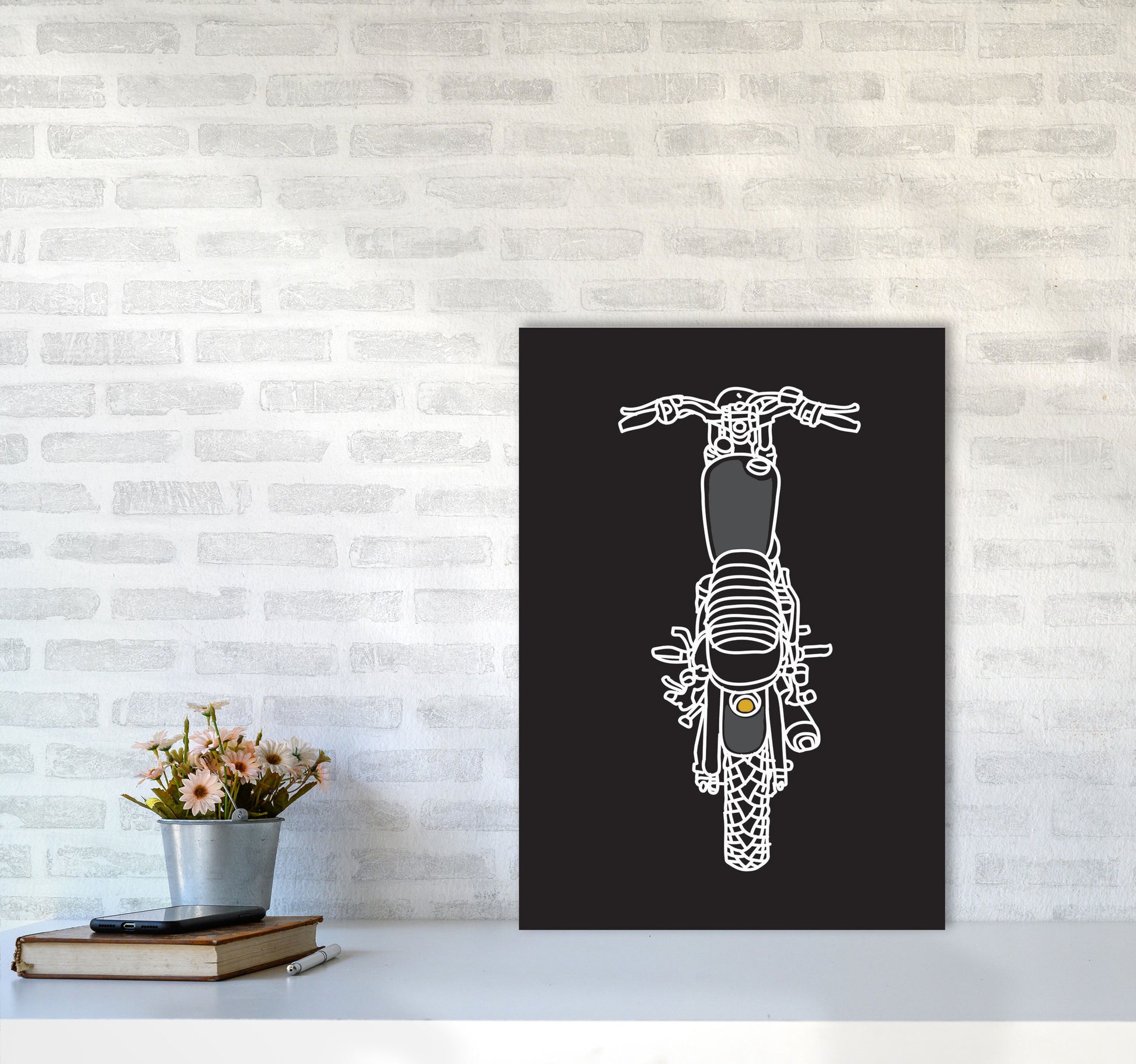 Let's Ride! Art Print by Jason Stanley A2 Black Frame