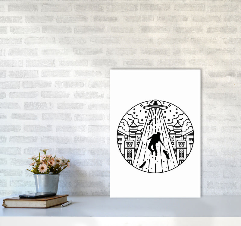 Alien Invasion Art Print by Jason Stanley A2 Black Frame