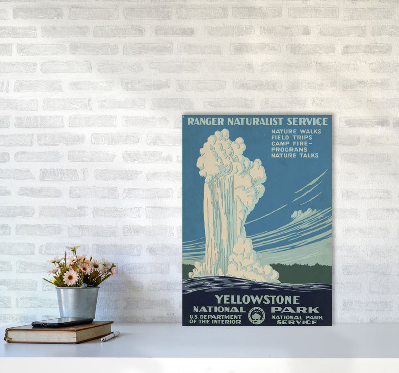 Yellowstone National Park Art Print by Jason Stanley A2 Black Frame