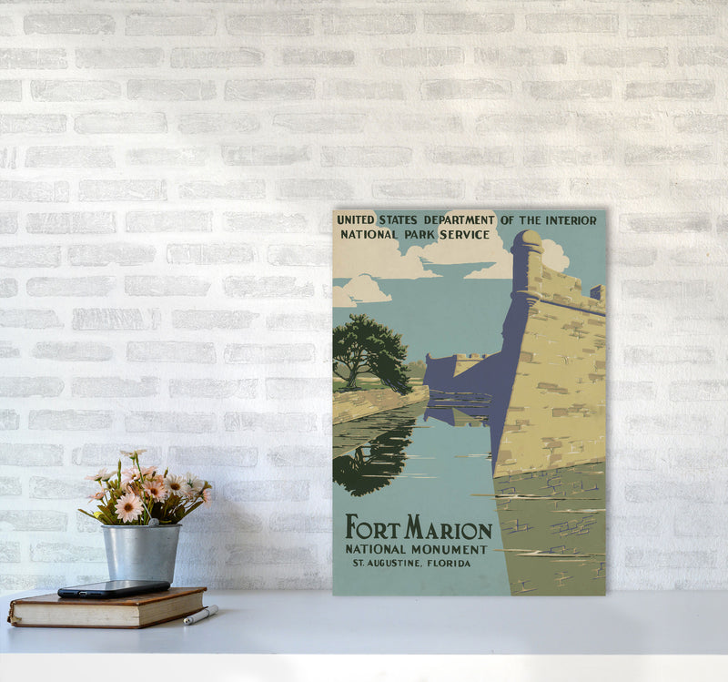Fort Marion National Park Art Print by Jason Stanley A2 Black Frame